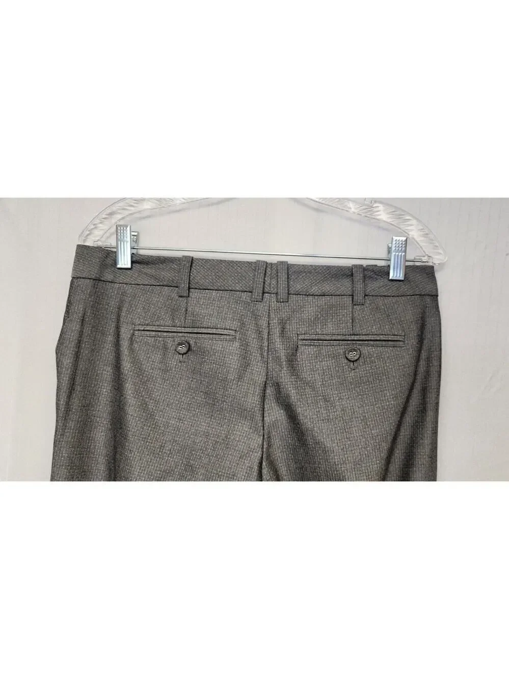 The Limited Herringbone Drew Fit Bermuda Casual Dress Shorts Color Gray Size 6